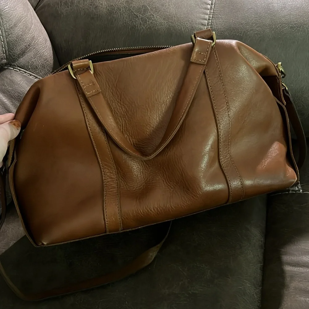 Madewell Brown Leather Satchel